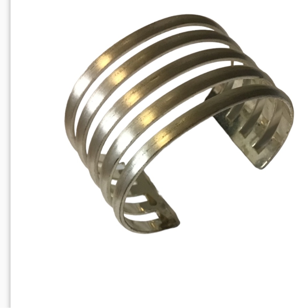 Lucky Brand silver toned cuff bracelet